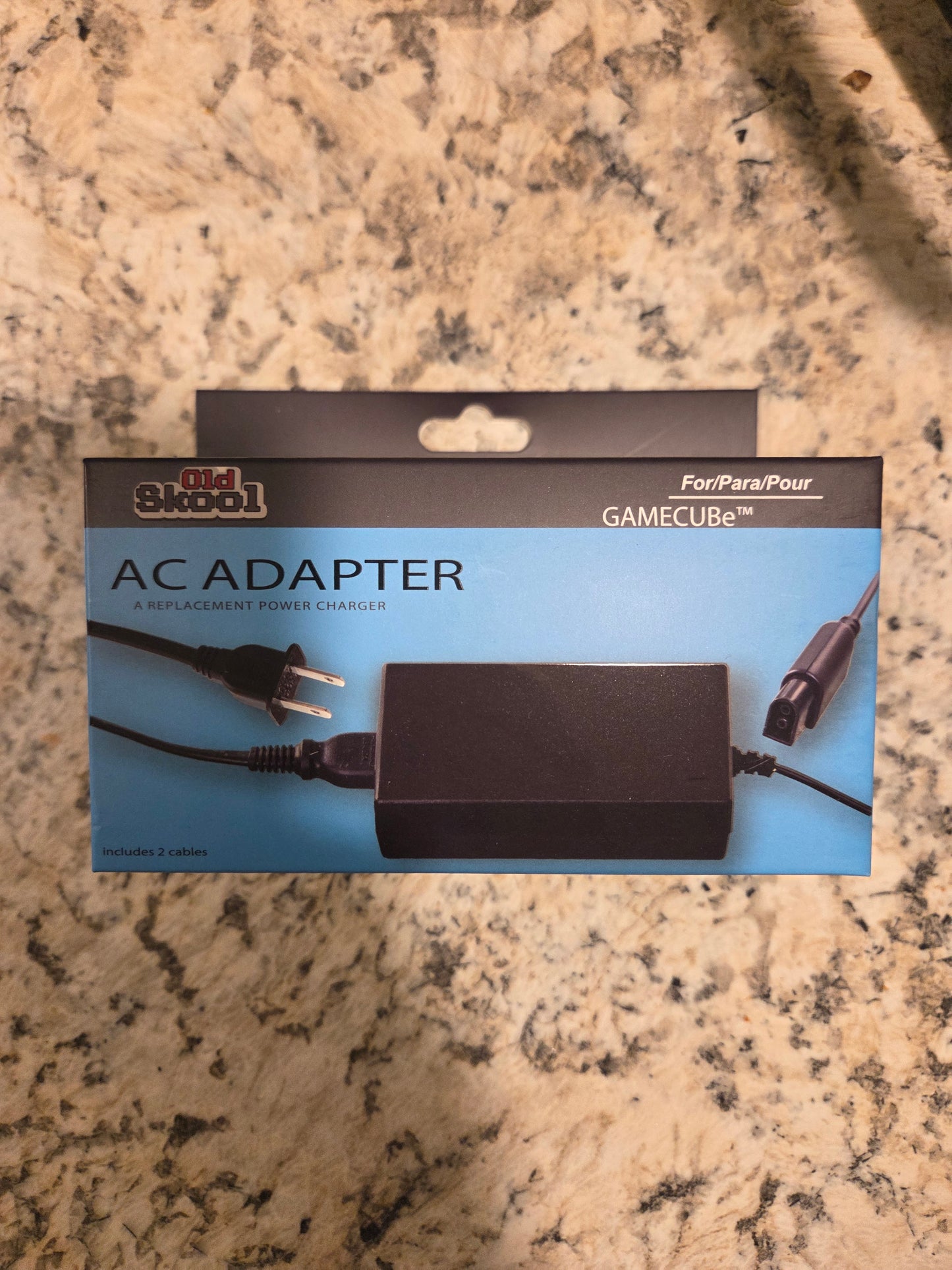 Old Skool GameCube Power Adapter – Brand New