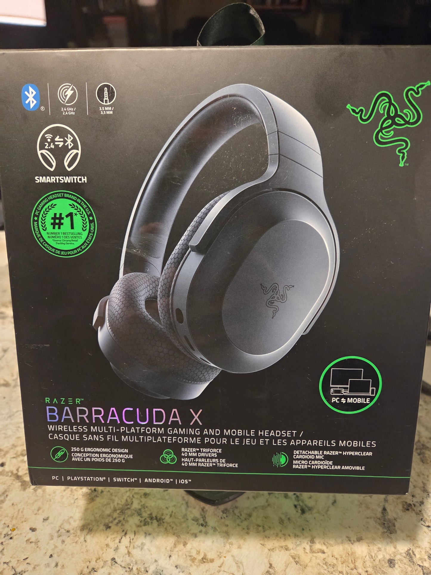 Razer Barracuda X Wireless Gaming Headset – Brand New