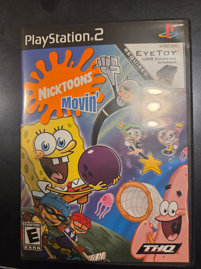 Nicktoons: Movin’ (Complete in Box) – PlayStation 2