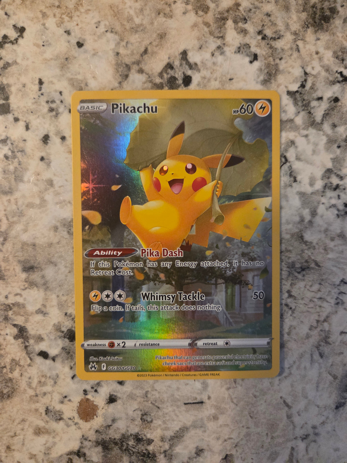 Pikachu GG30/GG70 – Crown Zenith: Galarian Gallery – Pokémon Card (Near Mint)
