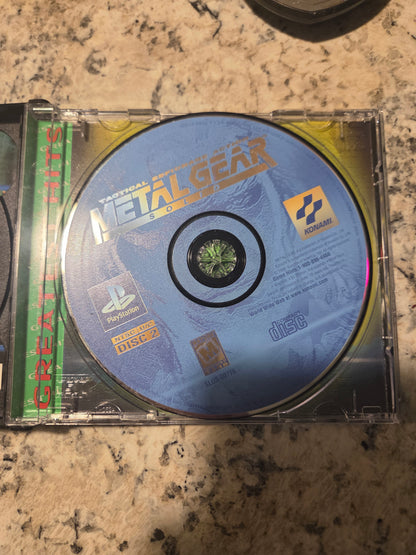 Metal Gear Solid (Greatest Hits) – PlayStation 1 (Complete in Box)