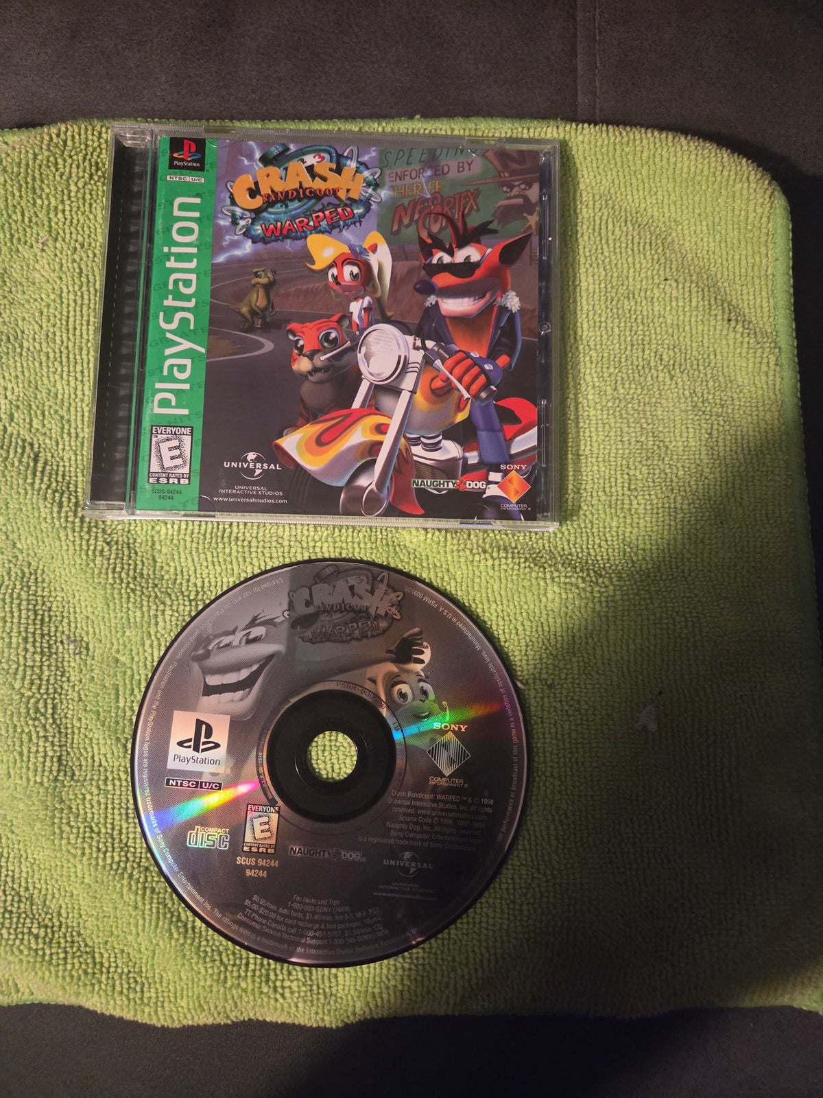 Crash Bandicoot: Warped (CIB) – PlayStation 1 (Greatest Hits)