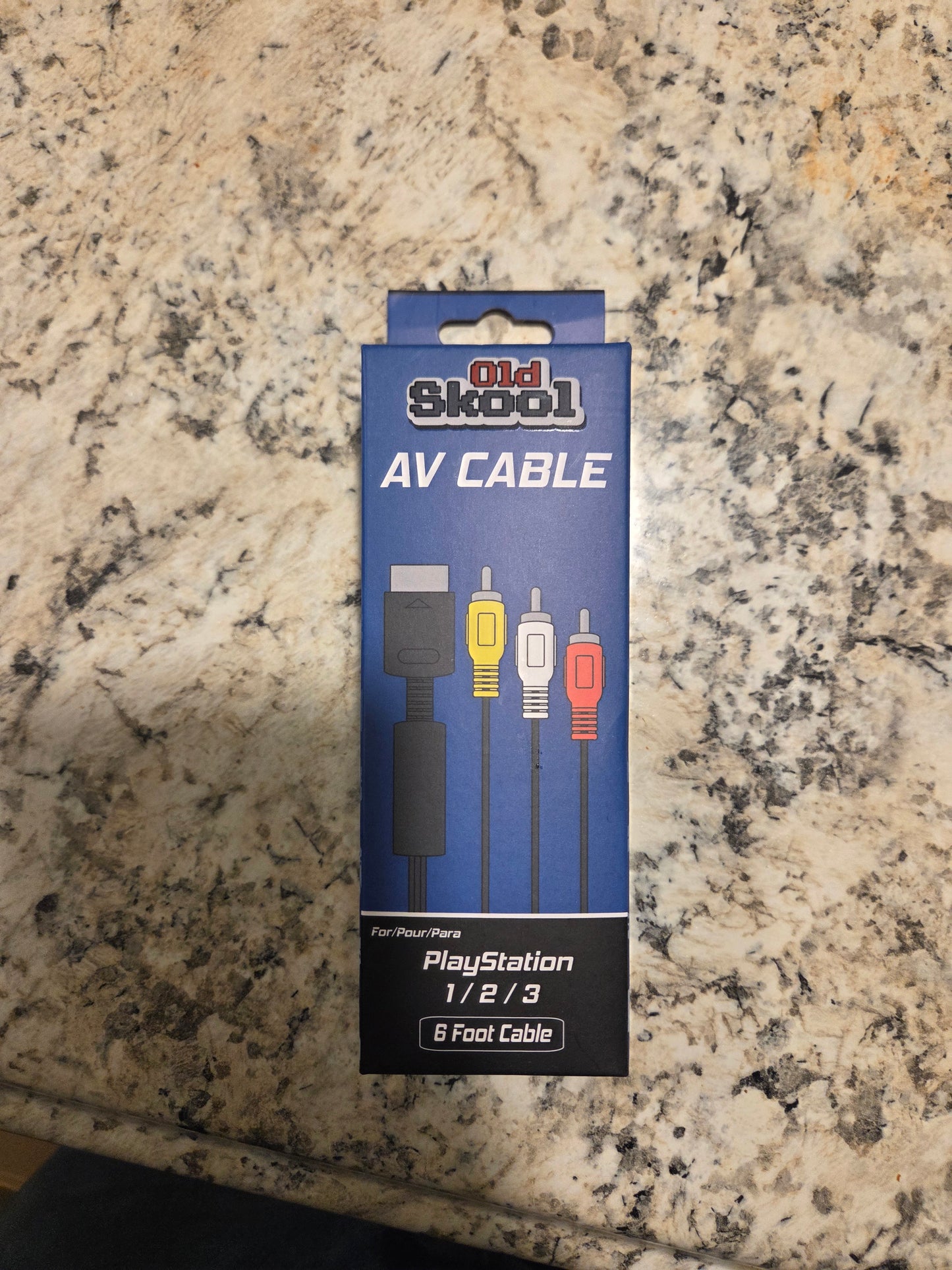 Old Skool PlayStation AV Cable – Brand New