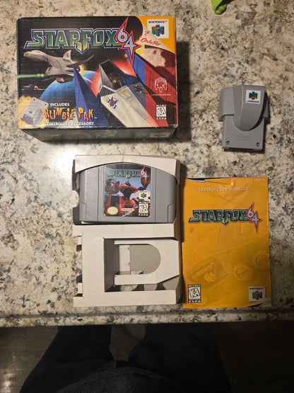 Star Fox 64 (CIB) with Rumble Pak – Nintendo 64