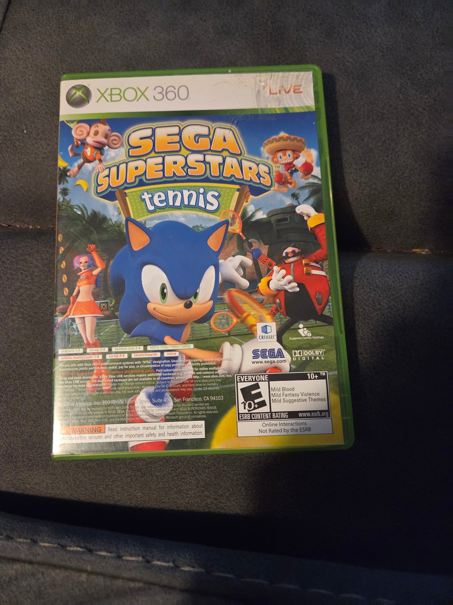 Sega Superstar Tennis - Xbox 360