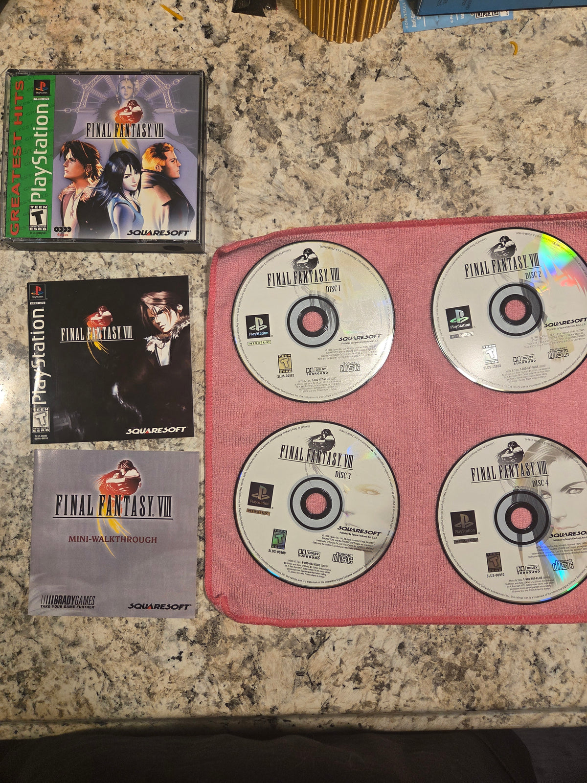 Final Fantasy VIII (CIB) – PlayStation 1 (Greatest Hits)