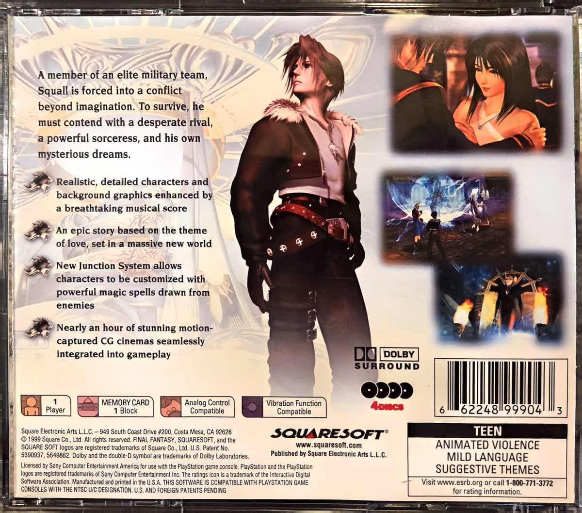 Final Fantasy VIII (CIB) – PlayStation 1 (Greatest Hits)