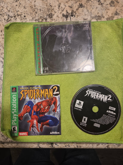 Spider-Man 2: Enter Electro (Complete in Box) – PlayStation 1 (Greatest Hits)