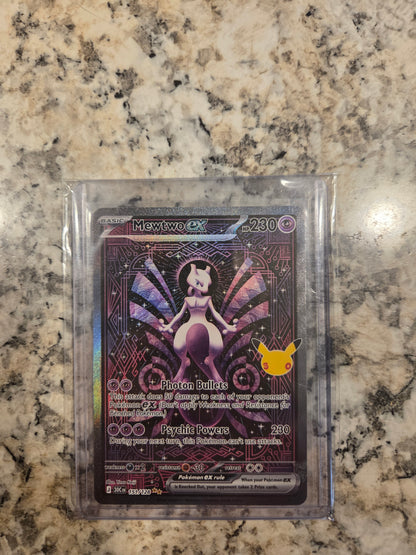 Mewtwo ex 151/128 – 30th Celebration – Special Illustration Rare – Pokémon Card (Near Mint)