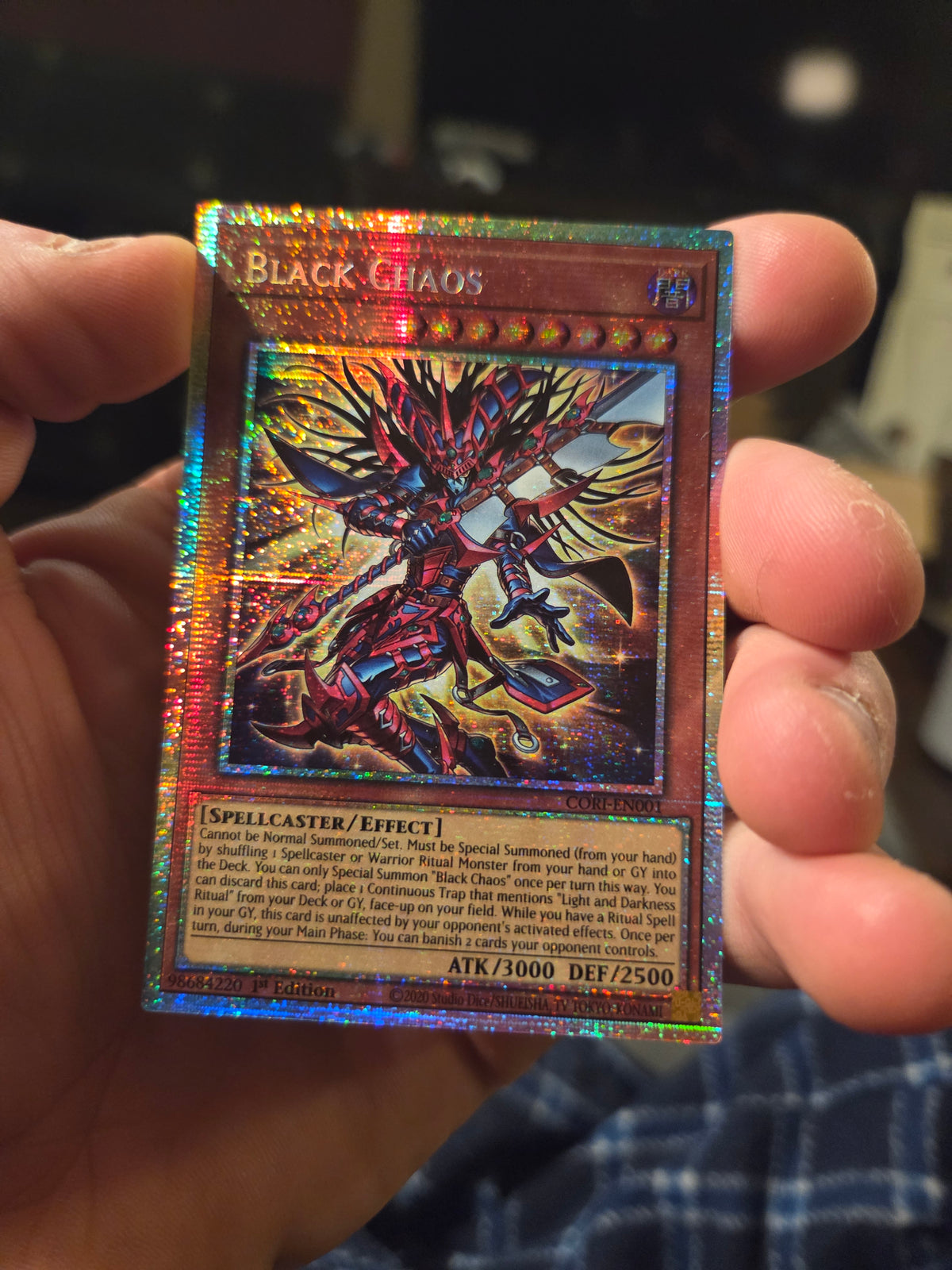 Black Chaos CORI-EN001 (Starlight Rare) – Yu-Gi-Oh! Card