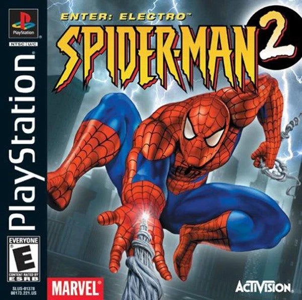 Spider-Man 2: Enter Electro (Complete in Box) – PlayStation 1 (Greatest Hits)