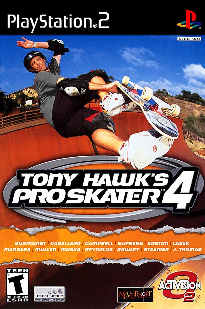 Tony Hawk's Pro Skater 4 (Game & Case) – PlayStation 2