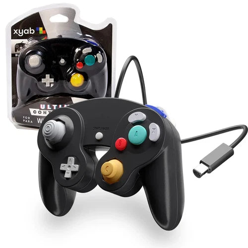 XYAB Black GameCube Controller – Brand New, Sealed