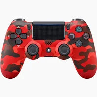 DualShock 4 Wireless Controller Red Camouflage – PlayStation 4